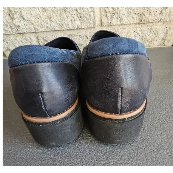 Collection by Clarks Sharon Dolly Slip on Loafer, Womans Sz 6.5, Blue - Picture 5 of 7